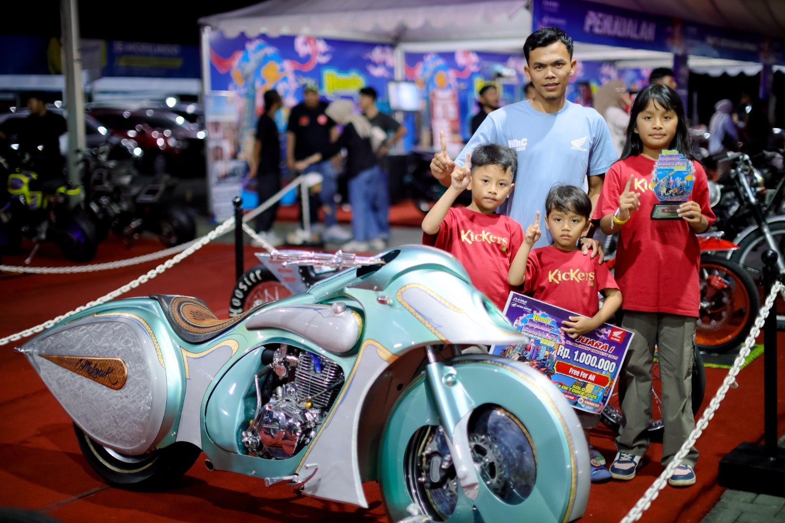 101 Modifikator Motor Unjuk Gigi di Honda Modif Contest Solo 2025, Siap Melaju Final Nasional